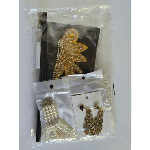 ✨ 6PCS 1920s Accessories Flapper Great Gatsby Vintage Retro Costume Set NEW main image 13